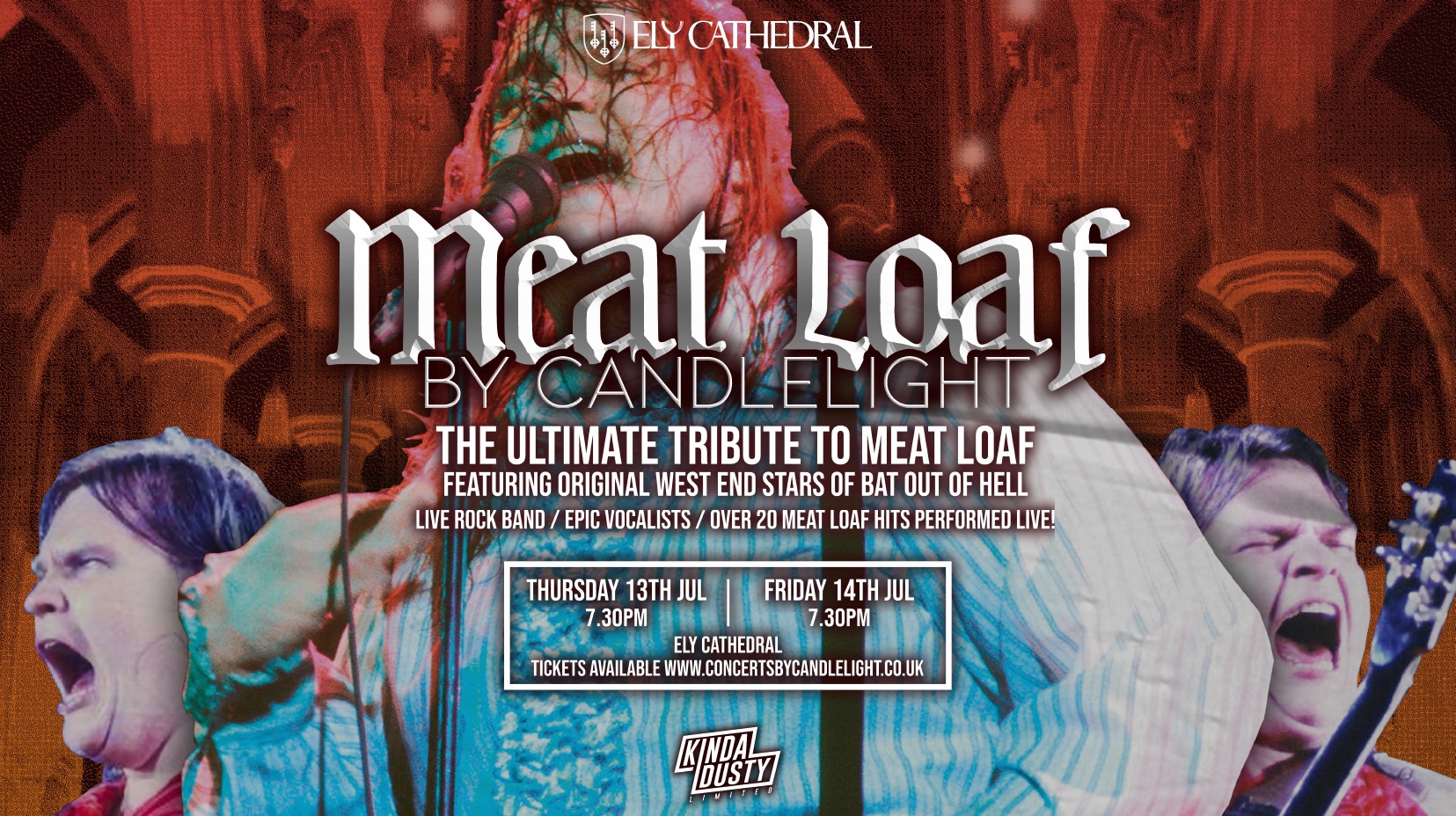 Meat Loaf By Candlelight at Ely Cathedral Spotted in Ely