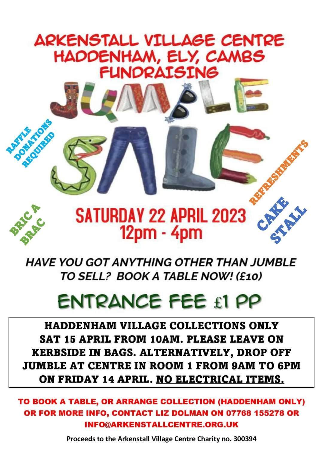 Jumble and Table Top Sale Spotted in Ely