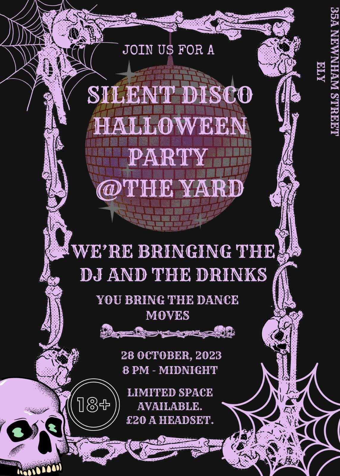 Silent Disco Halloween Party The Yard Spotted in Ely