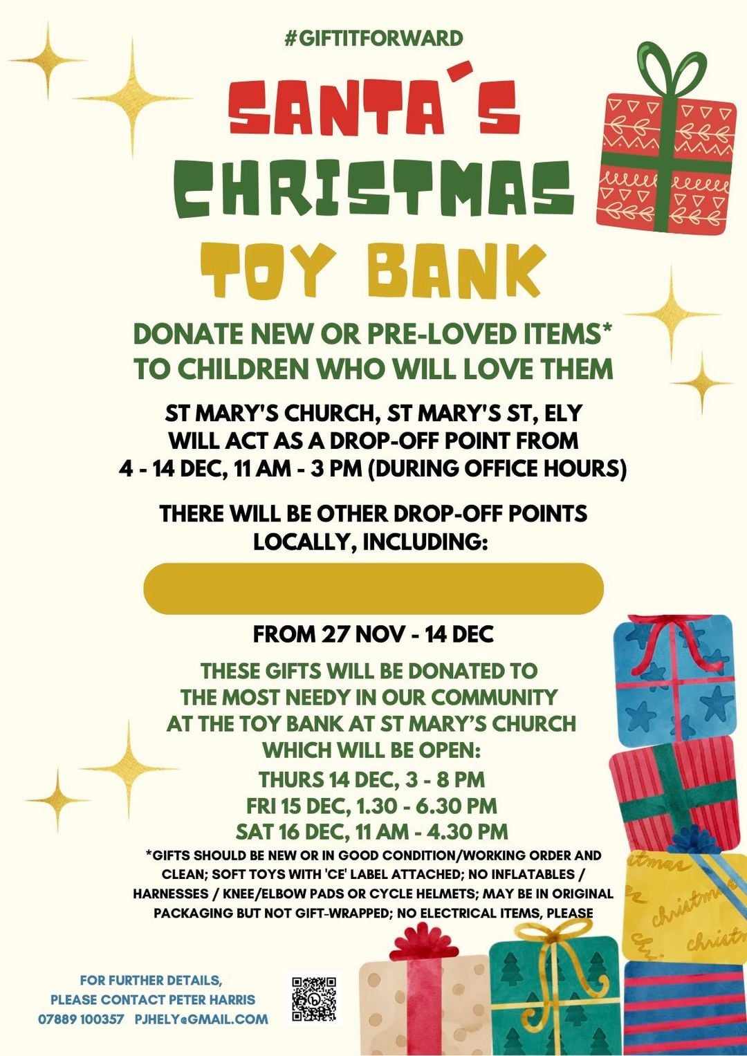 Santa's Christmas Toy Bank Spotted in Ely