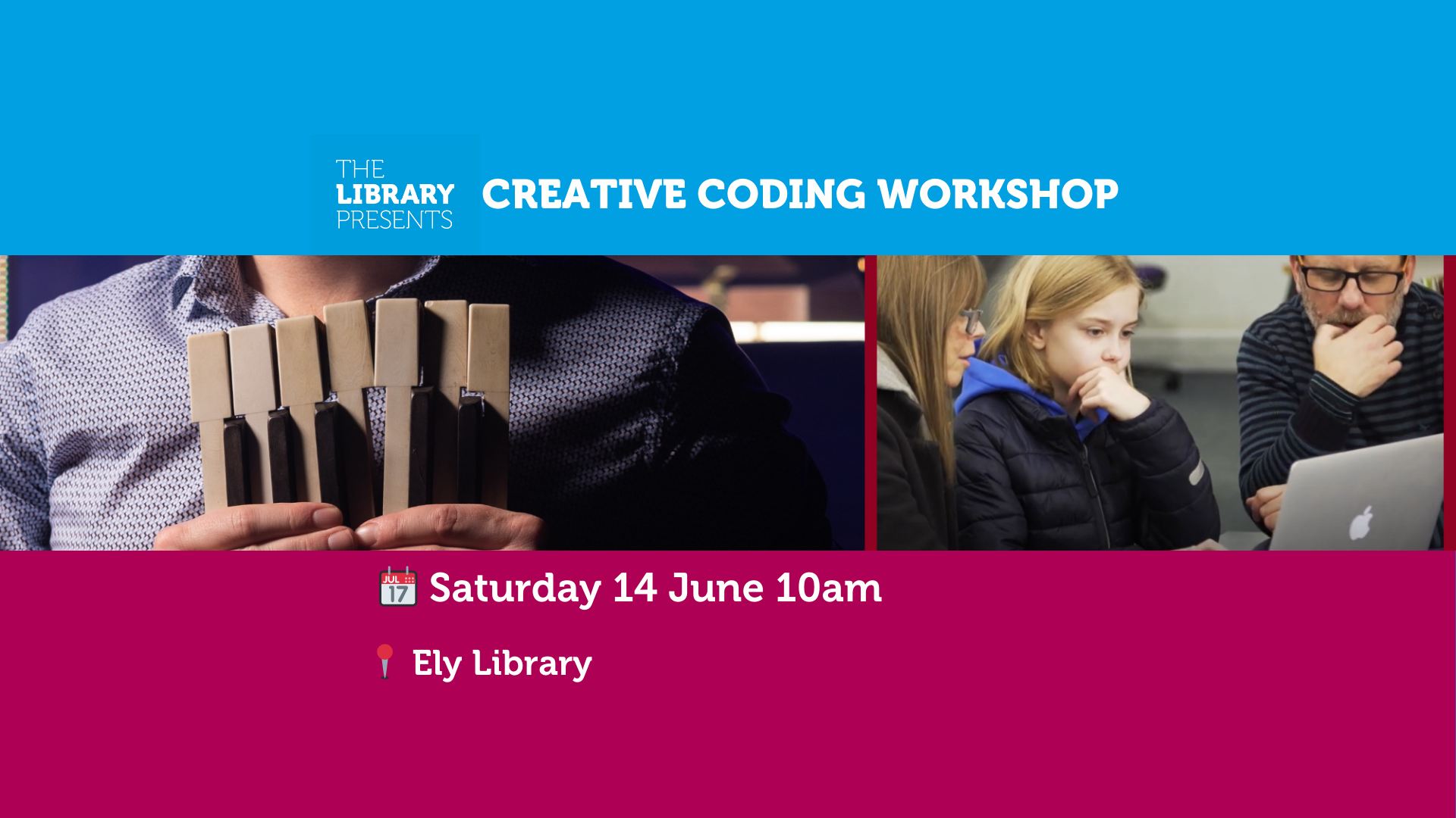 Coding Workshop Event *SOLD OUT* Creative Coding Workshop - Spotted in Ely